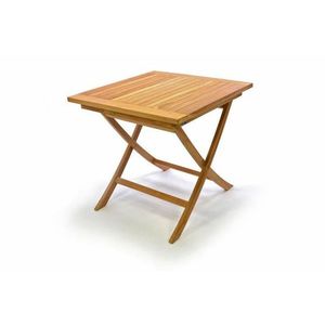 Divero 32596 Drevený záhradný stôl, teakové drevo, 80 x 80 cm vyobraziť