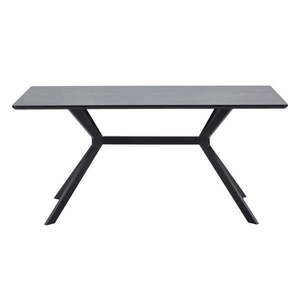 Čierny jedálenský stôl WOOOD Bruno, 160 x 90 cm vyobraziť