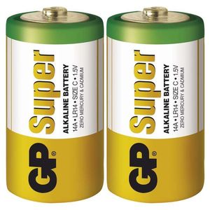 EMOS Alkalická batéria GP Super C (LR14), 2ks B01302 vyobraziť