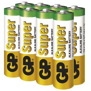EMOS Alkalická batéria GP Super AA (LR6), 8ks B01218 vyobraziť