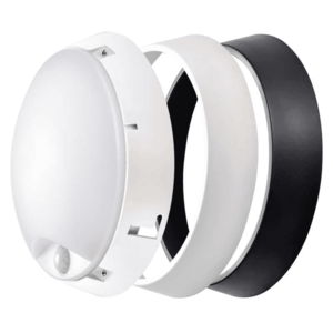 EMOS Biele/čierne LED stropní/nástěnné svítidlo s pohybovým čidlom 14W IP54 Farba svetla: Teplá biela ZM3131 vyobraziť