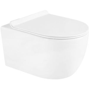 MEXEN/S - Carmen Závesná WC misa vrátane sedátka s slow-slim, duroplast, biela 30880100 vyobraziť