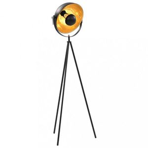 Stojacia lampa čierna / zlatá Dekorhome 31 cm vyobraziť