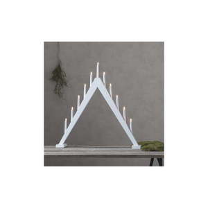 Biely vianočný LED svietnik Star Trading Trill, výška 79 cm vyobraziť