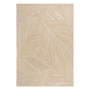 Béžový vlnený koberec 200x290 cm Lino Leaf - Flair Rugs vyobraziť