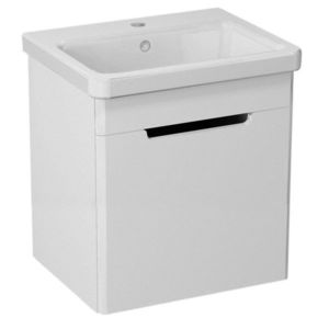 SAPHO - ELLA umývadlová skrinka 46, 5x65x38, 5cm, 1x dvierka, ľavá, biela EL055-3030 vyobraziť