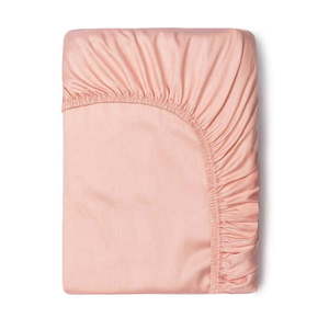 Ružová elastická plachta z bavlneného saténu HIP, 160 x 200 cm vyobraziť