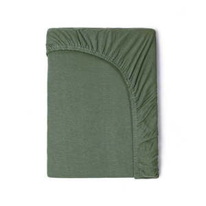 Detská zelená bavlnená elastická plachta Good Morning, 60 x 120 cm vyobraziť