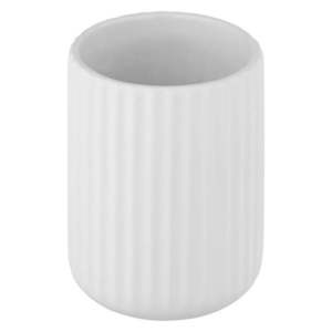 Biely keramický pohárik na kefky Wenko Belluno vyobraziť