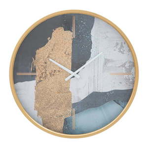 Modré nástenné hodiny Mauro Ferretti Art, ø 60 cm vyobraziť