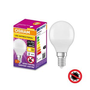 Osram LED Antibakteriálna žiarovka P40 E14/4, 9W/230V 2700K - Osram vyobraziť