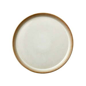 Krémovobiely kameninový plytký tanier Bitz Basics Cream, ⌀ 27 cm vyobraziť