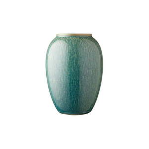 Zelená kameninová váza Bitz Pottery vyobraziť