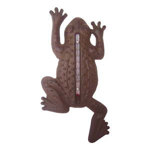 Liatinový nástenný teplomer Esschert Design Frog vyobraziť
