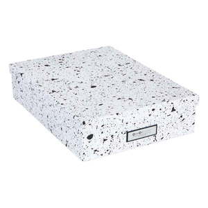 Čierno-biela úložná škatuľa Bigso Box of Sweden Oskar vyobraziť