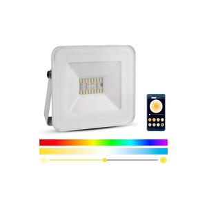 LED RGB Inteligentný stmievateľný RGB reflektor LED/20W/230V IP65 biela vyobraziť