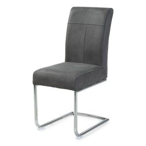 Sconto Jedálenská stolička FLORIAN sivá/chróm vyobraziť