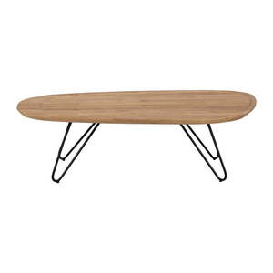 Odkladací stolík s doskou z dubového dreva Windsor & Co Sofas Elipse, 130 x 68 cm vyobraziť