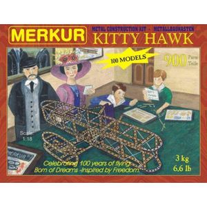 MERKUR Kitty Hawk Stavebnica 100 modelov 900ks v krabici 36x27x5cm vyobraziť