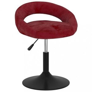 Barová stolička zamat / kov Dekorhome Vínová vyobraziť