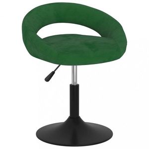 Barová stolička zamat / kov Dekorhome Tmavo zelená vyobraziť
