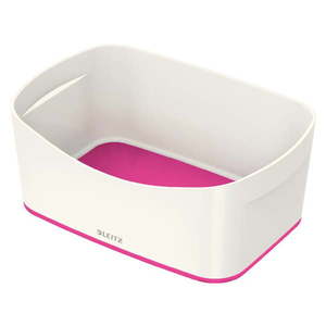 Bielo-ružový plastový úložný box MyBox - Leitz vyobraziť