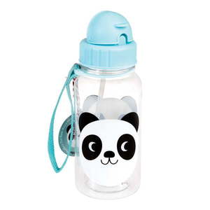 Modrá detská fľaša so slamkou Rex London Miko The Panda, 500 ml vyobraziť