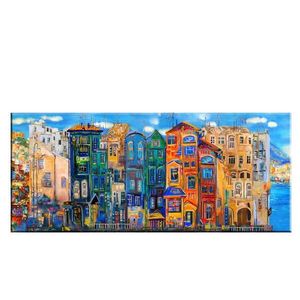 Obraz Tablo Center Colorful Houses, 140 × 60 cm vyobraziť