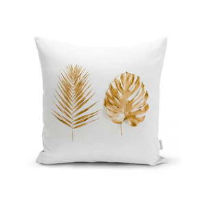Obliečka na vankúš Minimalist Cushion Covers Golden Leafes, 45 x 45 cm vyobraziť