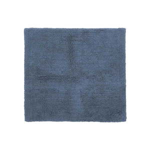 Modrá bavlnená kúpeľňová predložka Tiseco Home Studio Luca, 60 x 60 cm vyobraziť