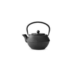 Čierna liatinová kanvica so sitkom na sypaný čaj Bredemeijer Jang, 1, 2 l vyobraziť