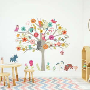 Sada detských samolepiek na stenu Ambiance Scandinavian Tree vyobraziť