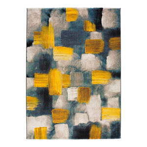 Modro-žltý koberec Universal Lienz, 140 x 200 cm vyobraziť