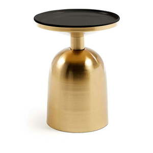 Odkladací stolík v zlatej farbe Kave Home Physic, ø 37 cm vyobraziť
