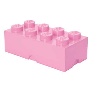 Svetloružový úložný box LEGO® vyobraziť