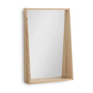 Nástenné zrkadlo z brezového dreva Geese Pure, 65 × 45 cm vyobraziť