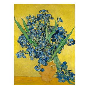 Reprodukcia obrazu Vincenta van Gogha - Irises, 60 × 45 cm vyobraziť