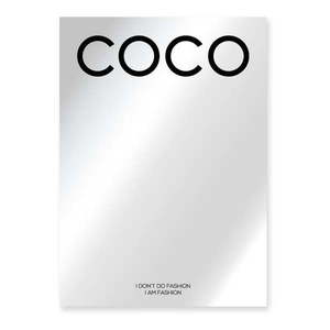 Nastenné zrkadlo 50x70 cm Coco Chanel - Little Nice Things vyobraziť