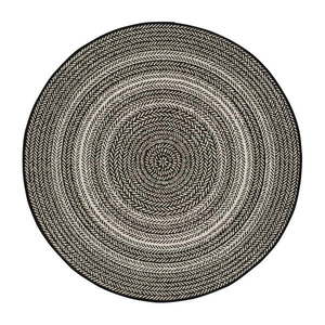 Čierny vonkajší koberec Universal Silvana Rutto, ⌀ 120 cm vyobraziť