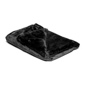 Čierna mikroplyšová deka My House, 150 × 200 cm vyobraziť