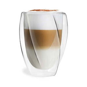 Sada 2 dvojstenných pohárov Vialli Design Latte, 300 ml vyobraziť