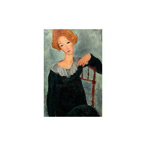 Reprodukcia obrazu Amedeo Modigliani - Woman with Red Hair, 60 x 40 cm vyobraziť