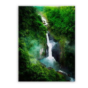 Obraz Styler Glasspik Views Waterfall, 70 × 100 cm vyobraziť