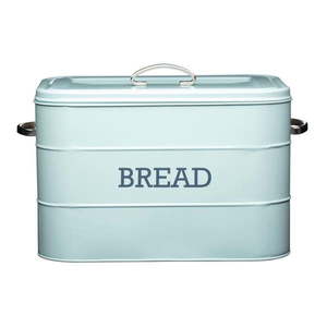 Modrá plechová dóza na chlieb Kitchen Craft Nostalgia vyobraziť