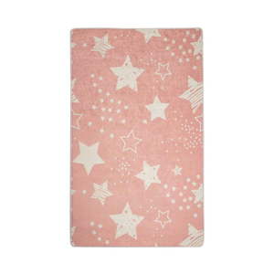 Detský koberec Pink Stars, 100 × 160 cm vyobraziť