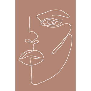 Plagát 29x41 cm Woman Face – Veronika Boulová vyobraziť