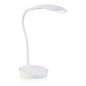 Biela stolová lampička s USB portom Markslöjd Swan vyobraziť