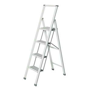 Biele skladacie schodíky Wenko Ladder, 153 cm vyobraziť