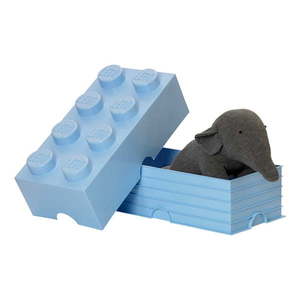 Svetlomodrý úložný box LEGO® vyobraziť