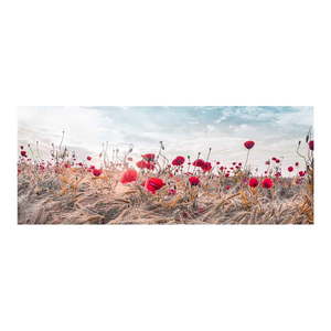 Obraz na plátne Styler Poppies, 60 x 150 cm vyobraziť